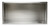 Alfi 24 x 12 Brushed Stainless Steel Horizontal Single Shelf Bath Shower Niche