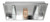 ALFI 24 x 12 Polished Stainless Steel Horizontal Single Shelf Bath Shower Niche - ABN2412-PSS