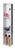 ALFI 8" x 36" White Matte Stainless Steel Vertical Triple Shelf Bath Shower Niche - ABNC0836-W