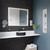 ALFI 8" x 36" White Matte Stainless Steel Vertical Triple Shelf Bath Shower Niche - ABNC0836-W