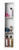 ALFI 8" x 36" White Matte Stainless Steel Vertical Triple Shelf Bath Shower Niche - ABNC0836-W