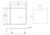Alfi 12" x 12" Black Matte Stainless Steel Square Single Shelf Bath Shower Niche