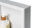 ALFI 12" x 12" White Matte Stainless Steel Square Single Shelf Bath Shower Niche - ABNC1212-W
