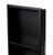 Alfi 12 x 24 Black Matte Stainless Steel Vertical Double Shelf Bath Shower Niche