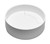 Alfi 15" Round White Matte Solid Surface Resin Surface Mount Vessel Sink