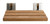 ALFI Brushed Nickel 16" Folding Teak Wood Shower Seat Bench - ABS16S-BN