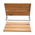 Alfi ABS17 17" Folding Teak Wood Shower Seat Bench with Backrest