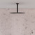Alfi Black Matte 6" Round Ceiling Shower Arm