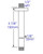 ALFI Brushed Nickel 6" Round Ceiling Shower Arm - ABSA6R-BN