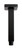 ALFI Black Matte 6" Square Ceiling Shower Arm - ABSA6S-BM