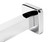 ALFI Polished Chrome 6" Square Ceiling Shower Arm - ABSA6S-PC