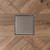 ALFI 5" x 5" Modern Square Brushed Stainless Steel Shower Drain with Solid Cover - ABSD55B-BSS