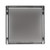 Alfi ABSD55B-BSS 5" x 5" Modern Square Polished Stainless Steel Shower Drain with Solid Cover