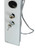 ALFI White Glass Shower Panel with 2 Body Sprays and Rain Shower Head - ABSP50W