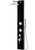 ALFI Black Glass Shower Panel with 2 Body Sprays and Rain Shower Head - ABSP55B