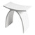 Alfi Arched White Matte Solid Surface Resin Bathroom / Shower Stool , Seat
