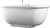 ALFI EAGO 6 ft Acrylic White Whirlpool Bathtub w Fixtures - AM128ETL