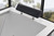 EAGO AM152ETL-5 5 ft Clear Rectangular Acrylic Whirlpool Bathtub