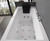 ALFI EAGO 5 ft Acrylic White Rectangular Whirlpool Bathtub w Fixtures - AM154ETL-R5
