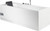 ALFI EAGO 6 ft Acrylic White Rectangular Whirlpool Bathtub w Fixtures - AM154ETL-R6