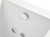 ALFI EAGO 6 ft Acrylic White Rectangular Whirlpool Bathtub w Fixtures - AM154ETL-R6