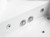 ALFI EAGO 5 ft Clear Corner Acrylic Whirlpool Bathtub for Two - AM156ETL