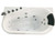 ALFI EAGO 5'' White Acrylic Corner Whirlpool Bathtub - Drain on Left - AM175-L