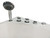 ALFI EAGO 5'' White Acrylic Corner Whirlpool Bathtub - Drain on Left - AM175-L