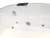 EAGO AM189ETL-R 6 ft Right Drain Acrylic White Whirlpool Bathtub w Fixtures