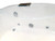 ALFI EAGO 6 ft Right Drain Acrylic White Whirlpool Bathtub w Fixtures - AM189ETL-R