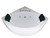 ALFI EAGO 5 Feet Rounded Modern Double Seat Corner Whirlpool Bath Tub with Fixtures - AM200