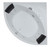 EAGO AM200 5 Feet Rounded Modern Double Seat Corner Whirlpool Bath Tub with Fixtures