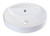 ALFI EAGO 18" Round Ceramic Above Mount Bathroom Basin Vessel Sink - BA141