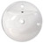 EAGO BA141 18" Round Ceramic Above Mount Bathroom Basin Vessel Sink