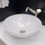 EAGO BA351 18" Round Ceramic Above Mount Bathroom Basin Vessel Sink