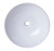 ALFI EAGO 18" Round Ceramic Above Mount Bathroom Basin Vessel Sink - BA351