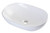 ALFI EAGO 23" Oval Ceramic Above Mount Bathroom Basin Vessel Sink - BA352