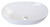 ALFI EAGO 23" Oval Ceramic Above Mount Bathroom Basin Vessel Sink - BA352
