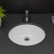 ALFI EAGO White Ceramic 18" x 15" Undermount Oval Bathroom Sink - BC224