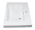 ALFI EAGO White Ceramic 40"x19" Rectangular Drop In Sink - BH002