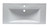 ALFI EAGO White Ceramic 40"x19" Rectangular Drop In Sink - BH002