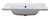 EAGO BH003 White Ceramic 32"x19" Rectangular Drop In Sink