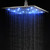 Alfi LED12S-PC Polished Chrome 12" Square Multi Color LED Rain Shower Head