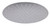 ALFI 12" Oval Brushed Solid Stainless Steel Ultra Thin Rain Shower Head - RAIN128-BSS