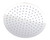 ALFI Solid Brushed Stainless Steel 12" Round Ultra Thin Rain Shower Head - RAIN12R-BSS
