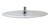 ALFI Solid Brushed Stainless Steel 12" Round Ultra Thin Rain Shower Head - RAIN12R-BSS