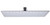 Alfi RAIN12S-BSS Solid Brushed Stainless Steel 12" Square Ultra Thin Rain Shower Head