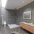 ALFI 20" Rectangular Brushed Solid Stainless Steel Ultra Thin Rain Shower Head - RAIN2012-BSS