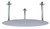 ALFI 20" Round Brushed Solid Stainless Steel Ultra Thin Rain Shower Head - RAIN20R-BSS
