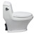 ALFI EAGO Single Flush One Piece Ceramic Toilet - TB133